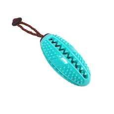 Bean Off House小狗磨牙球牙刷 6.5*14cm, 天藍色, 1個