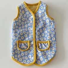 Bydamsumi狗狗Hans Daisy背心, 藍色