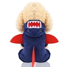 Doridobe 寵物角色外出鯊魚裝 ddg02, 藍色, 1個