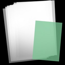 Sionnet 神奇縮小紙 半透明 A4 20張 + 夜光 1張 套組, 混合顏色, 1套