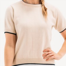 Foray Golf 女士棉質短袖毛衣