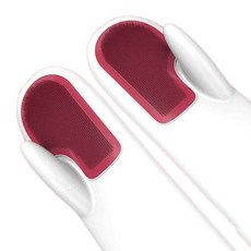 黑豬商店矽膠刷刷橡膠手套手機 31 x 14cm, 紅色+白色, 1套