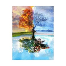 Nexpia 風景 動物 向日葵 裝飾畫 09 JX045 滿鑽