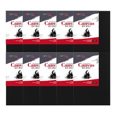 Artmate 黑色帆布F型 10入, 棉布