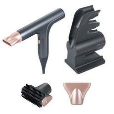 Onda Aircara 吹風機+吹風機支架+替換吹頭 2款, 灰色的, OBD-D010AGR