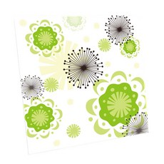 HTP 傳統圖案磁磚 花紋 植物紋 K0423 1000823, 混合色, 1個