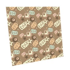 HTTP 傳統圖案瓷磚 七寶紋 人工物紋 K0414 1000814, 混合色, 1個