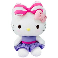 Sanrio 三麗鷗 Hello Kitty 大蝴蝶結娃娃 M, 混合色, 28cm