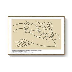 메이크미 북유럽 라인 그림 A, 우드