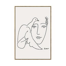 메이크미 북유럽 라인 그림 F, 우드