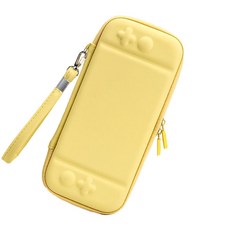 Switch Pouch 40 NS 保護套 黃色+搖桿套+螢幕保護貼, 1個, 單品