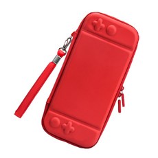 Switch Pouch 33 NS 保護套 紅色+搖桿套+螢幕保護貼, 1個, 單品