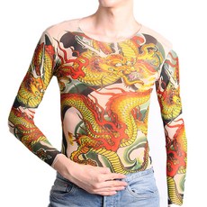 PARTYHAE 紋身T恤, 龍, 1個