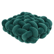 單色方形座位靠墊, 綠色