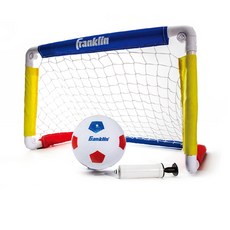 富蘭克林折疊足球球門 + 迷你足球球 + 泵組 60165, 白（進球）
