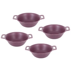 볼 플레이트 4종 식기 세트, 인디퍼플, 1세트