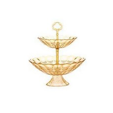 Make Me 2層托盤收納架 中小, 黃金, 1個