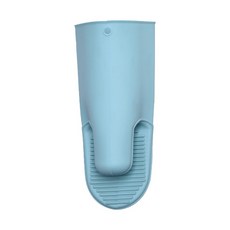 다쇼룸 防滑矽膠廚房微波爐烤箱手套, 藍色, 1個