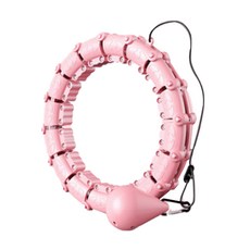 21節組合健身呼拉圈 升級款, 02珊瑚粉色, 830克