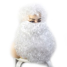 MINITTINE 聖誕節聖誕老人假髮鬍鬚, 混搭顏色, 1個