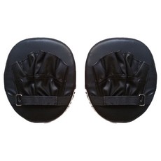 拳擊手掌保護套 VVI-218 2入, 黑色的