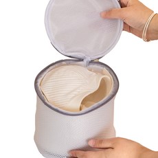 Laramiz三明治內衣洗衣網 M021 灰色 16*16cm, 1個, 1件
