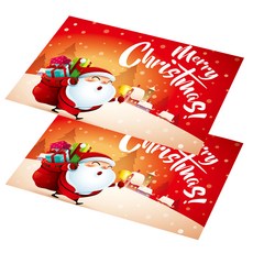 라온투유 크리스마스 식탁 매트 2p, Type 21, 450 x 300 mm