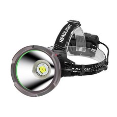 미나티 충전식 LED 헤드랜턴 J91 XHP90, 블랙, 1개