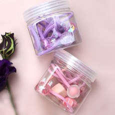 果凍水滴髮圈2件組