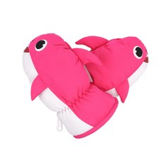 碰碰狐孩童媽媽鯊魚拇指滑雪手套