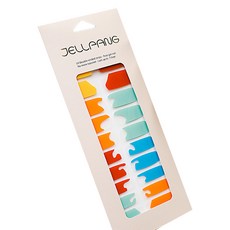 젤팡 빈티지 페인트 네일스티커 24p, 유광, 1개