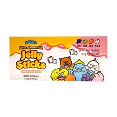 Sweet MONSTER 甜心怪獸 綜合水果果凍條 300條入 隨機發貨, 5.7kg, 1盒