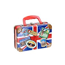 行李箱造型鐵盒巧克力糖, 1盒, 250g