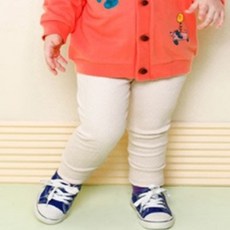 milk mile 童款柔軟羅紋內搭長褲