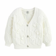 CURLYSUE 兒童 Bling Bling 緞帶開衫 C214GDG01P