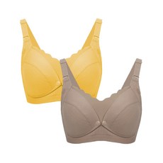 Market A 無鋼圈哺乳內衣 2組