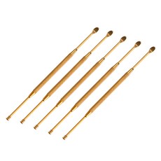 簡約鈦製耳挖棒 03 金色 1, 1件, 5個