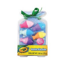 Crayola 繪兒樂 小魚造型彩色入浴錠, 75g, 1組