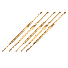 簡約鈦製耳挖棒 04 金色 2, 5個, 1件