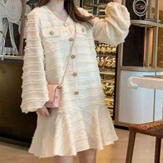 메이첼 캉캉 수술 러플밑단 원피스 00239 빅사이즈 포함