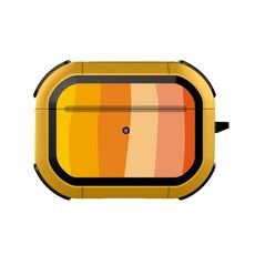 CareFree AP 0619 비비디 에어팟프로 케이스, 옐로우