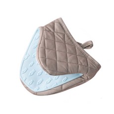 矽膠隔熱手套, 藍色, 1個