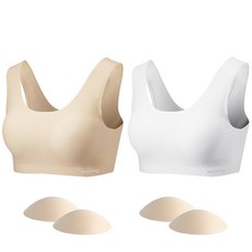 puddingunderwear 少女學生內衣 2款 + 可替換胸墊 4片