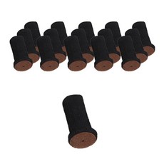 Livium 椅子防噪音防滑椅腳套 16入, 黑色, 1個