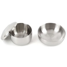 IDINA 27種雙層韓國餐具2件套, 啞光的, 空氣 + 空氣蓋 + 零食