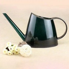 家用園藝用花盆澆花器 02 透明 綠色, 1個