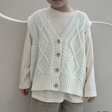 Neul兒童款麻花毛線背心