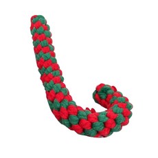 寵物可愛拔河遊戲繩 28 聖誕拐杖 20cm, 隨機發貨, 1個