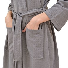 가볍게 걸치는 에어가운 샤워가운 여성용 XXXL 160~180kg, 04 회색, 1개