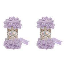 Linea Puppy 手指編織線, 27 淺紫丁香色, 2個